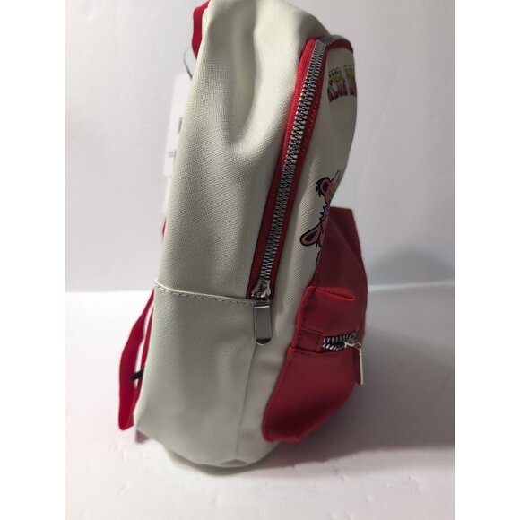 Grateful Dead Mini Backpack White/Red Straps Dancing Bears Pattern & Logo NWT - Picture 7 of 12